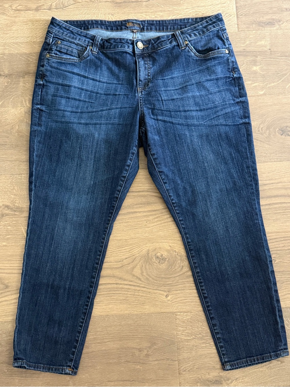 KUT from the Kloth 16W Cropped Straight Leg Jeans